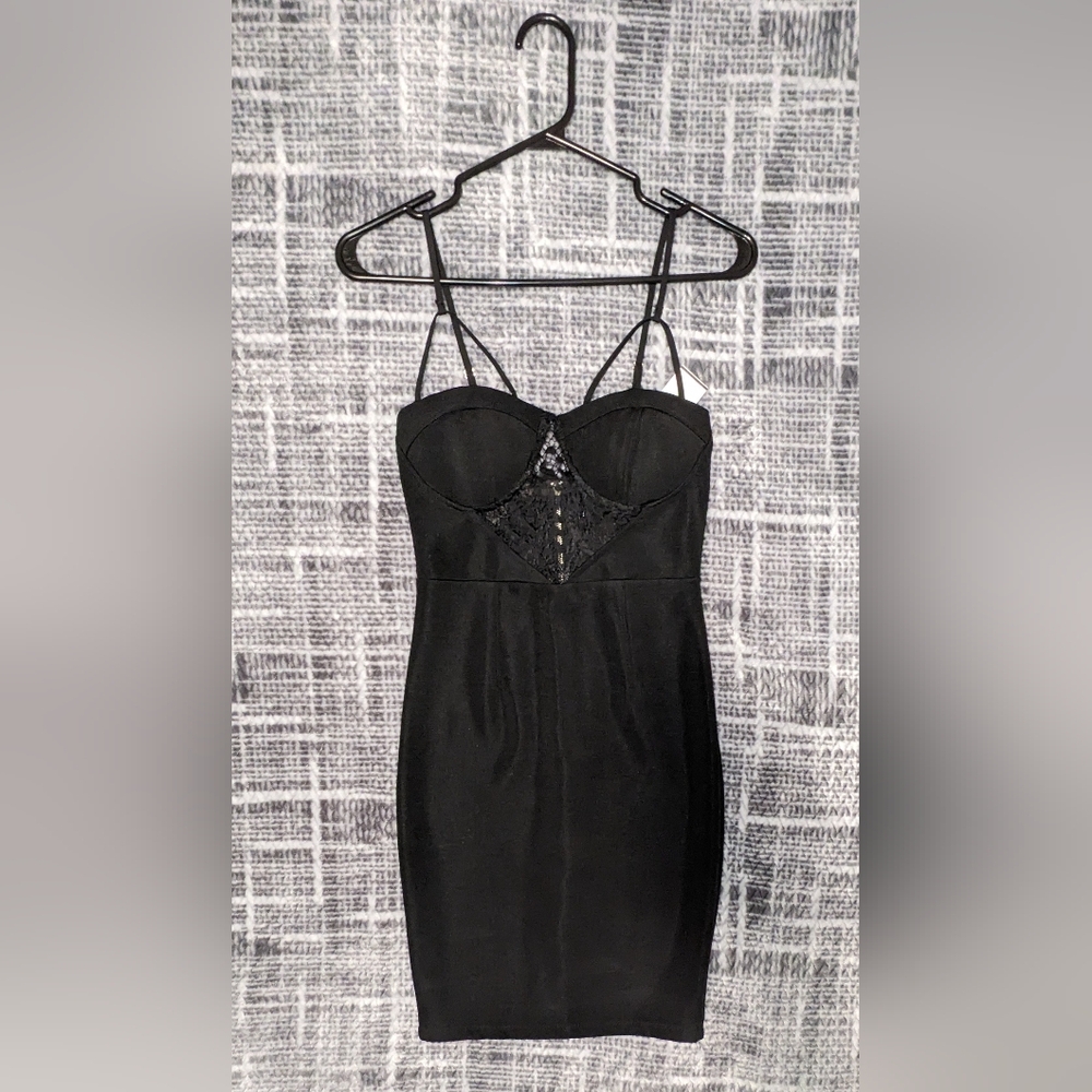 Revamped Mini Black Dress